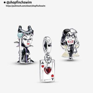 Pandora Disney Villains Charm Set